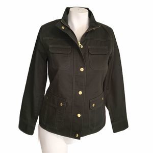 Talbots 2Petite Olive Green Jacket NWOT
